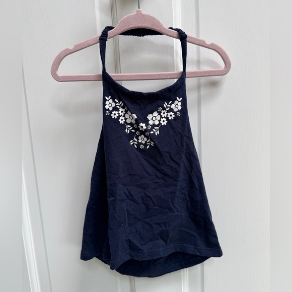 The Children's Place 2T Girls Blue and White Floral Camisole Top Blouse - Picture 1 of 5